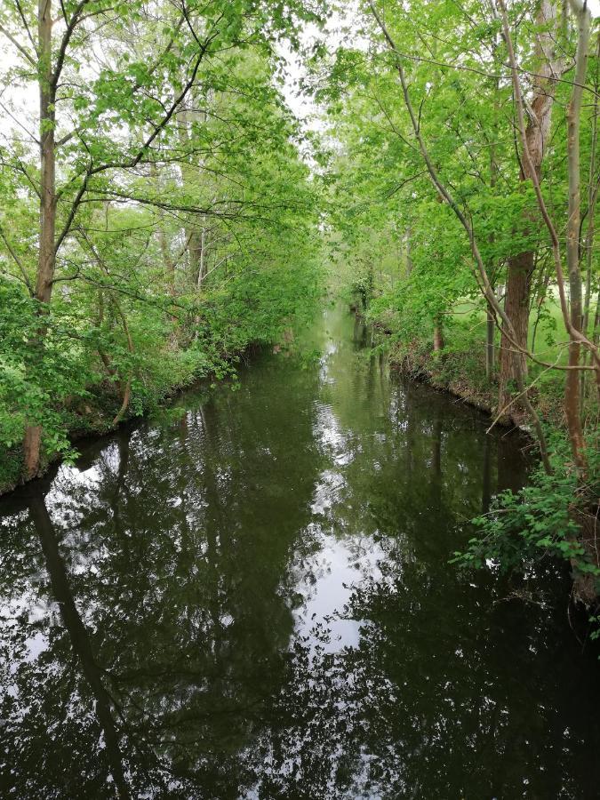 ホテル Am Waldrand Spreewald ブルク エクステリア 写真